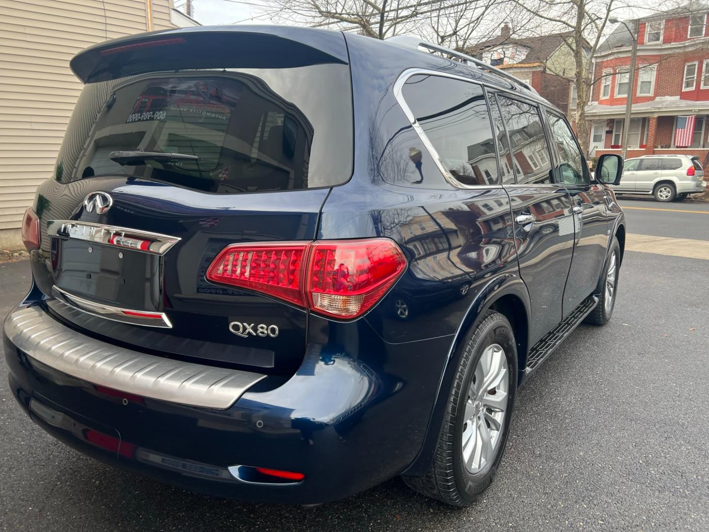 2017 Infiniti QX80 Limited 4WD (JN8AZ2NE1H9) with an 5.6L V8 DOHC 32V engine, 7A transmission, located at 1018 Brunswick Ave, Trenton, NJ, 08638, (609) 989-0900, 40.240086, -74.748085 - Photo#1